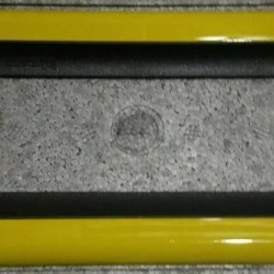 PLACCA BTICINO LIVING CLASSIC 4P GIALLO