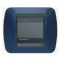 PLACCA BTICINO LIVING 2P BLU