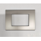 PLACCA 3 MODULI bTICINO TITANIO CHIARO