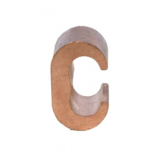 Connettore a “C” in rame elettrolitico Connettore a “C” in rame elettrolitico