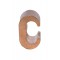 Connettore a “C” in rame elettrolitico