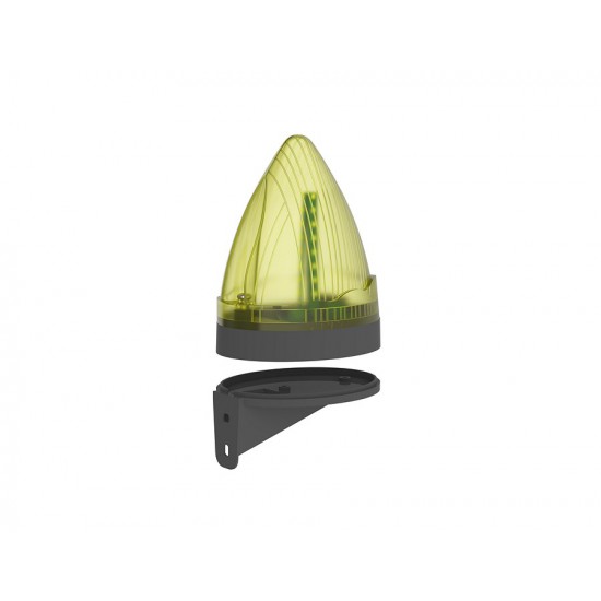 Segnalatore luminoso a base con selezione luce fissa o intermittente Segnalatore luminoso a base con selezione luce fissa o intermittente