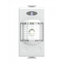 LED/1 – Lampada di emergenza per serie componibile a 1 modulo