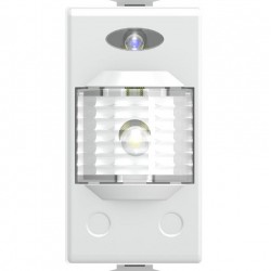 LED/1 – Lampada di emergenza per serie componibile a 1 modulo
