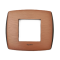 Placca 2 Moduli rame striata