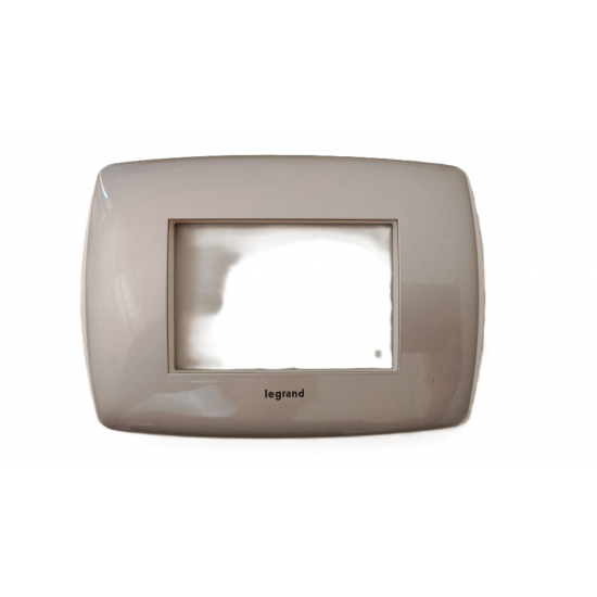 Placca 3 Moduli alluminio