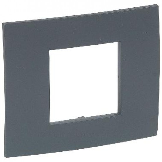 Placca 2 Moduli antracite
