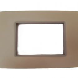 Placca 3 Moduli seppia ombrata