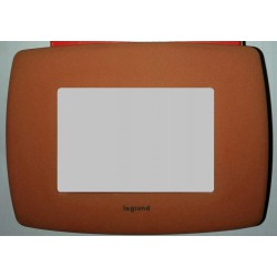 Placca 3 Moduli VT terra rossa