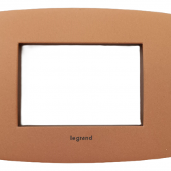 Placca 3 Moduli VT terra arancio