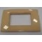 Placca 3 Moduli giallo paglia