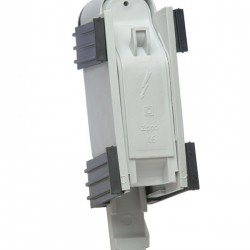 Morsettiera incasso palo in feritoia 45x186 con diametro minimo 78mm.