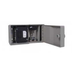 Scatola porta apparecchi con chiusino blindato per esterno ed incasso con dispositivo di sblocco