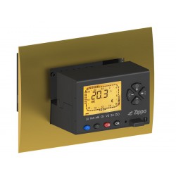 Cronotermostato elettronico settimanale per serie componibile GRIGIO ANTRACITE