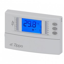 Cronotermostato giornaliero con display BLU