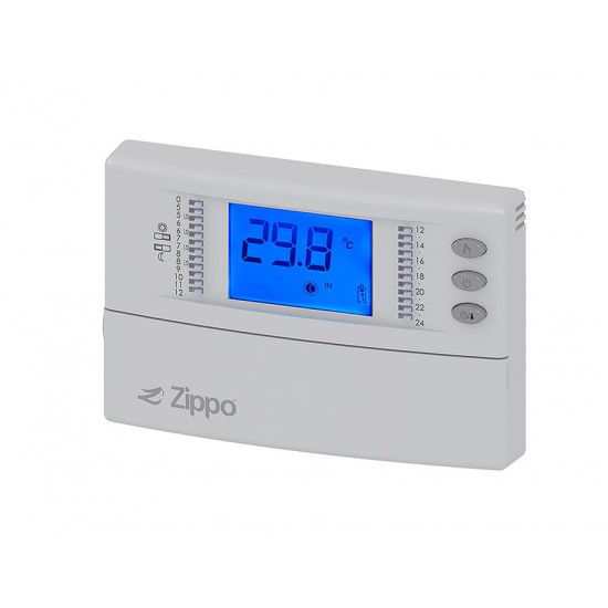 Cronotermostato giornaliero con display BLU Cronotermostato giornaliero con display BLU
