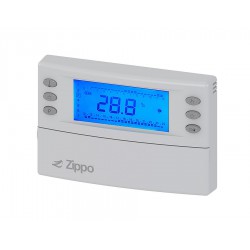 Cronotermostato settimanale con display BLU