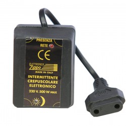 Intermittenza elettronica con crepuscolare