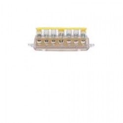 Morsetto a cappuccio multiplo 7 fori 1x25+6+16MMQ