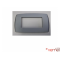 Placca vela tonda 4 moduli colore ice