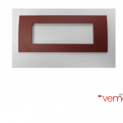 VELA Quadra-Placca Red Japan 6 moduli