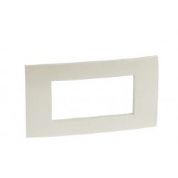 PLACCA  LEGRAND VELA QUADRATA 4 MODULI BIANCA  PLACCA  LEGRAND VELA QUADRATA 4 MODULI BIANCA
