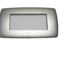 Placca Vela Tonda - 6 Moduli Silver - LEG 685796