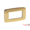  VELA tonda – placca oro lucido 4 moduli