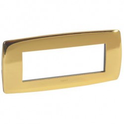  VELA tonda – placca oro lucido 6 moduli