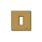 Placca 1M allum. scatto bronzo