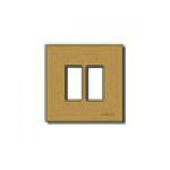 Placca 2M allum. scatto bronzo