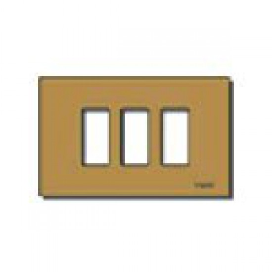 Placca 3M allum. scatto bronzo