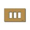 Placca 3M allum. scatto bronzo