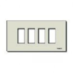 Placca 4M allum. scatto oro