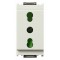 Presa 2P+T 16A P17/11 bianco