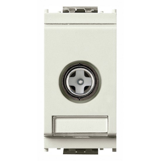 Presa TV-RD-SAT diretta bianco