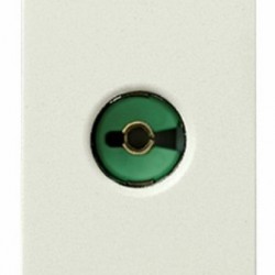 Presa TV coassiale semplice Ø 9,5 IEC