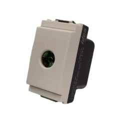 Presa TV coassiale passante Ø 9,5 IEC