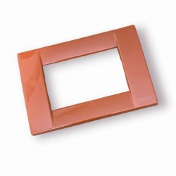 PLACCA 3 MODULI VIMAR IDEA CORALLO