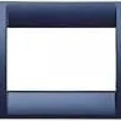 PLACCA 3 MODULI VIMAR IDEA BLU ZAFFIRO