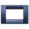 PLACCA 3 MODULI VIMAR IDEA BLU ZAFFIRO