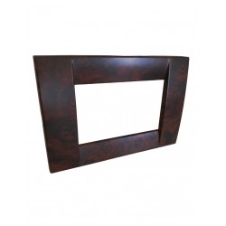 PLACCA 3 MODULI VIMAR IDEA PALISSANDRO