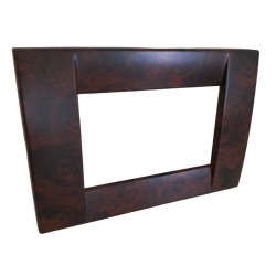 PLACCA 3 MODULI VIMAR IDEA PALISSANDRO