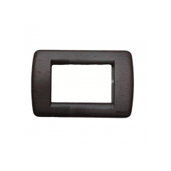 Placca Rondò 3M legno wengè