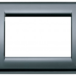 Placca Rondò 3M grigio grafite + supporto