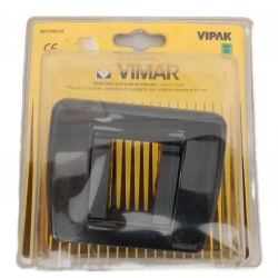 Placca Rondò 1M antracite metallizzato