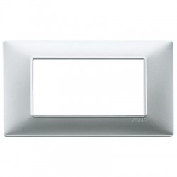 Placca 4M argento opaco Plana