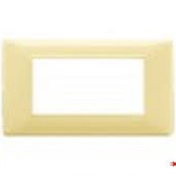 Placca 4M argento opaco Plana