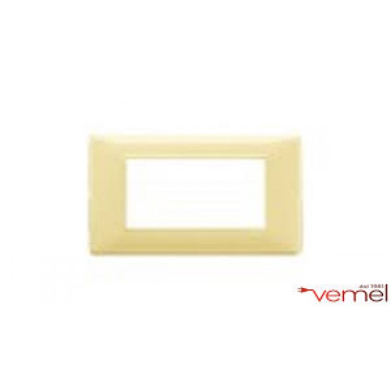 Placca 4M argento opaco Plana
